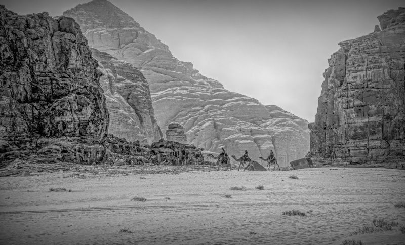 Caravan in Wadi Rum, Jordan